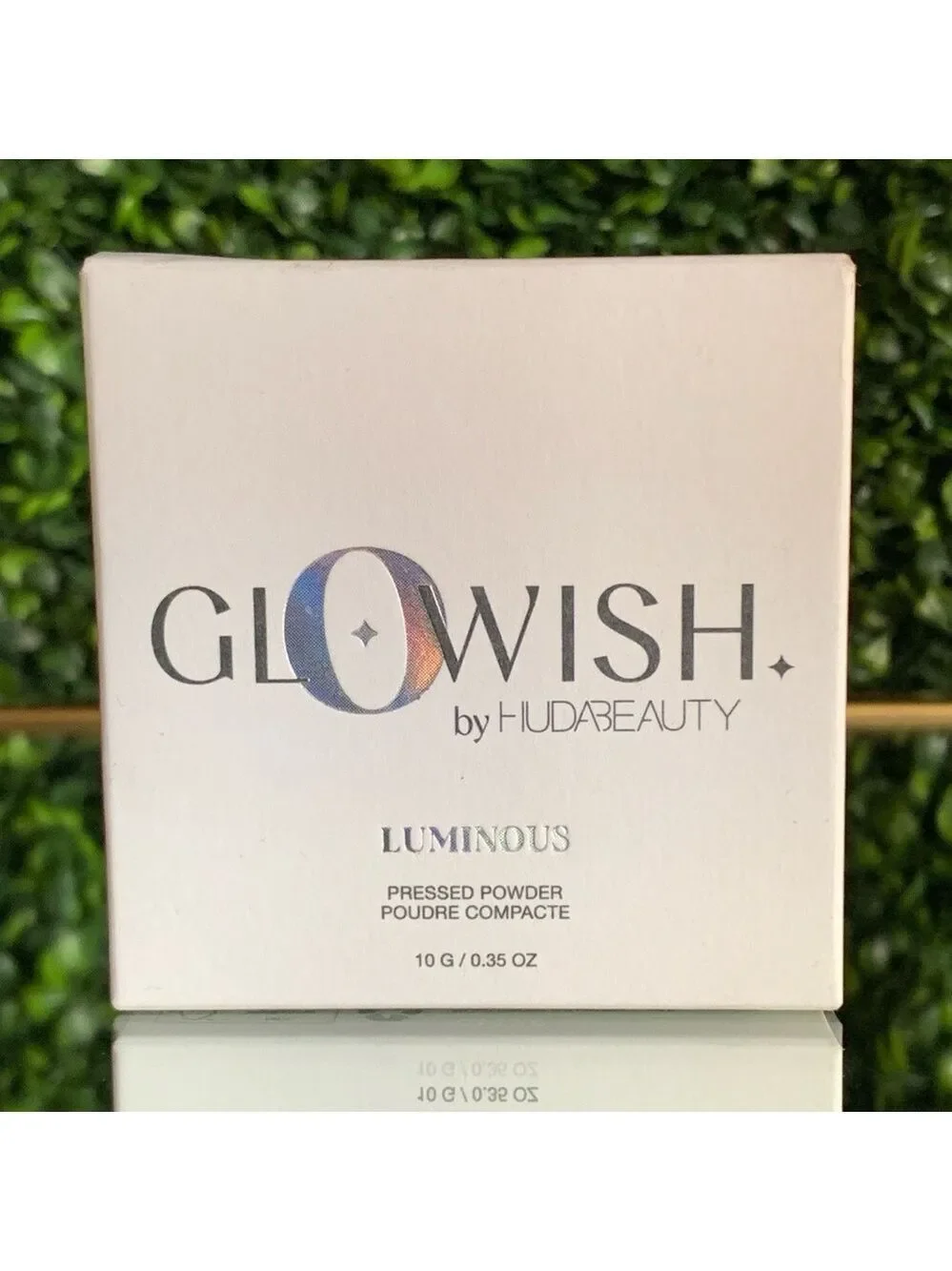 Huda TAN 08 GloWish Luminous Pressed Powder | NEW | Tan 8 | Full Size | BNIB NIB